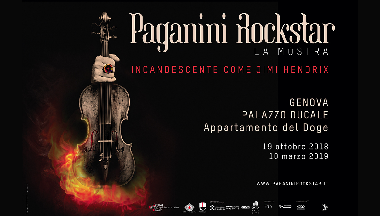 Genova – Paganini Rockstar La Mostra . Incandescente come Jimi Hendix