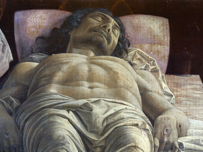 APPROFONDIMENTI – Cristo morto nel sepolcro e tre dolenti di Andrea Mantegna