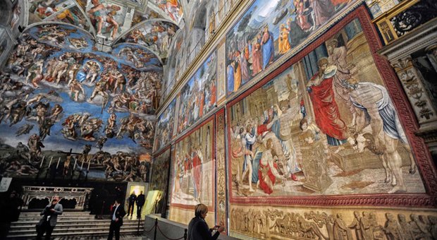 NEWS / Evento storico. Dopo 400 anni gli Arazzi di Raffaello tornano nella Cappella Sistina.