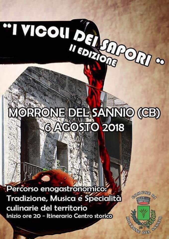 Morrone del Sannio (CB): I vicoli dei Sapori ediz. 2018