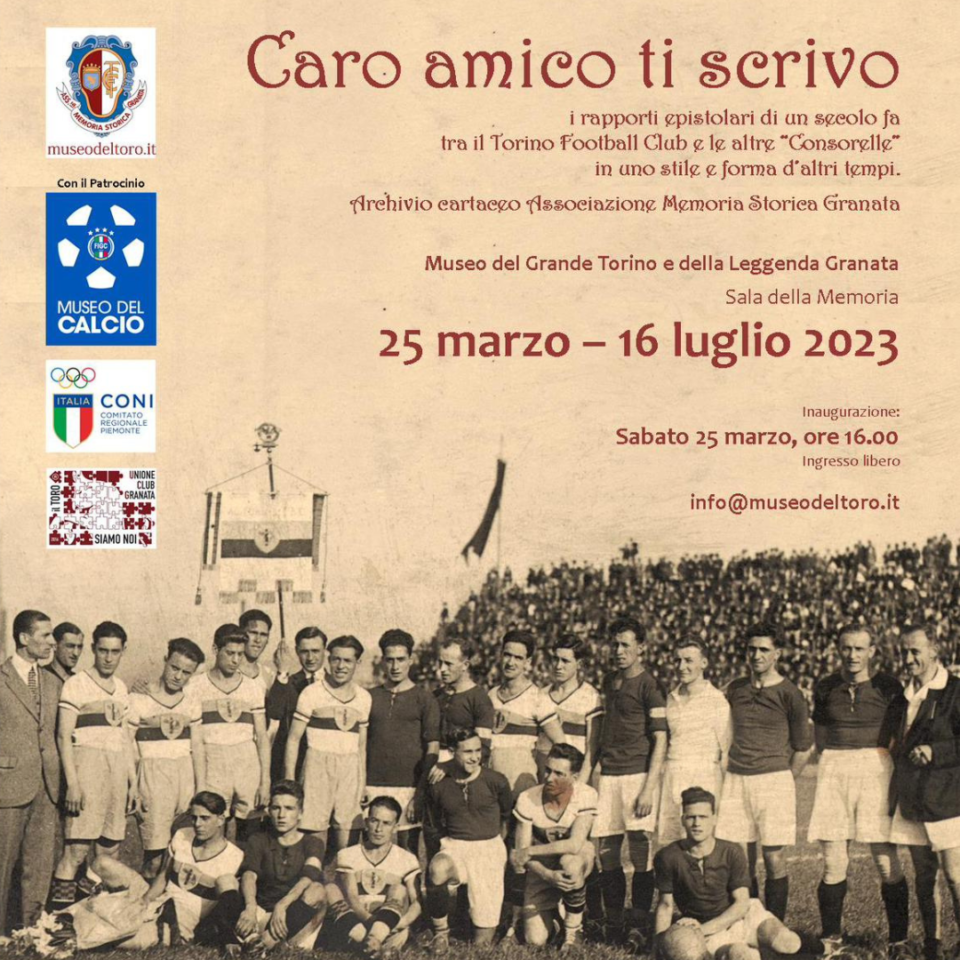 EVENTO | Museo del Toro inaugurazione mostra “Caro amico ti scrivo”