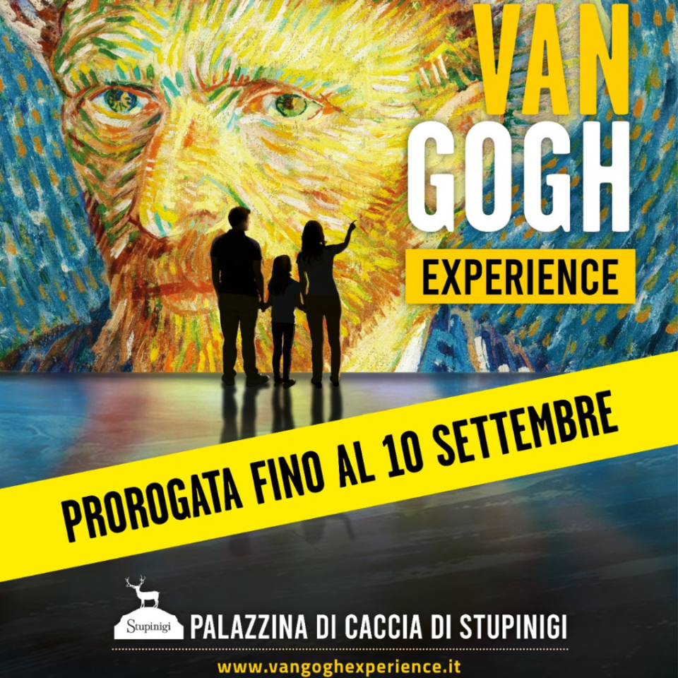 MOSTRA | ARTE | Proroga mostra VAN GOGH Experience – Palazzina di Caccia di Stupinigi